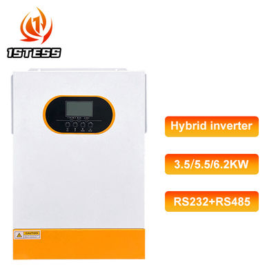 5.5kw 6.2kw 48V Hybrid Solar Inverter Single Phase MPPT Pure Sine Wave Off Grid Solar Inverter Fast 10ms Transfer Time