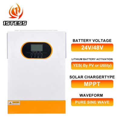 1.5kW 24V Single Phase Solar Inverter High Voltage MPPT Pure Sine Wave for Home Office