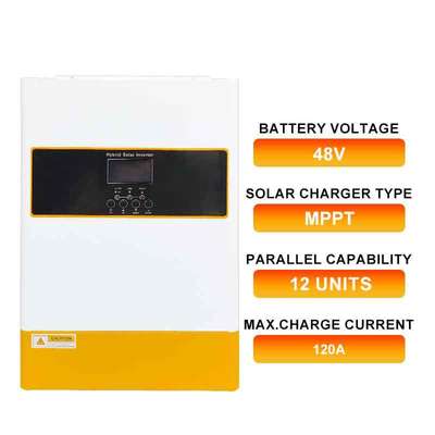 6.2KW Hybrid Solar Inverter 48V MPPT Pure Sine Wave