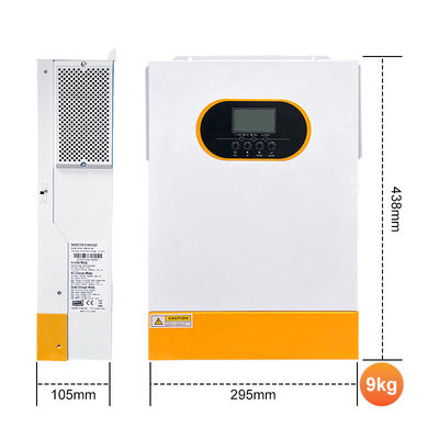 3.5kw 24V Hybrid Solar Inverter Single Phase 48V 5.5kw 6.2kw Off Grid MPPT Pure Sine Wave With Lithium Battery Activation